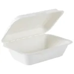 Set caserole de unica folosinta Actuel Ecofriendly, 10 bucati, 18.5 x 13.5 cm, alb