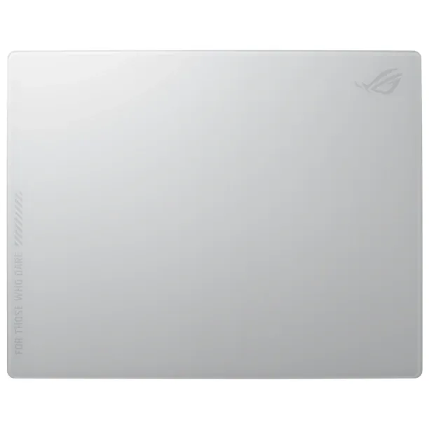 Mousepad Gaming ASUS ROG MOONSTONE ACE L, Sticla securizata, 50 x 40 cm, Alb