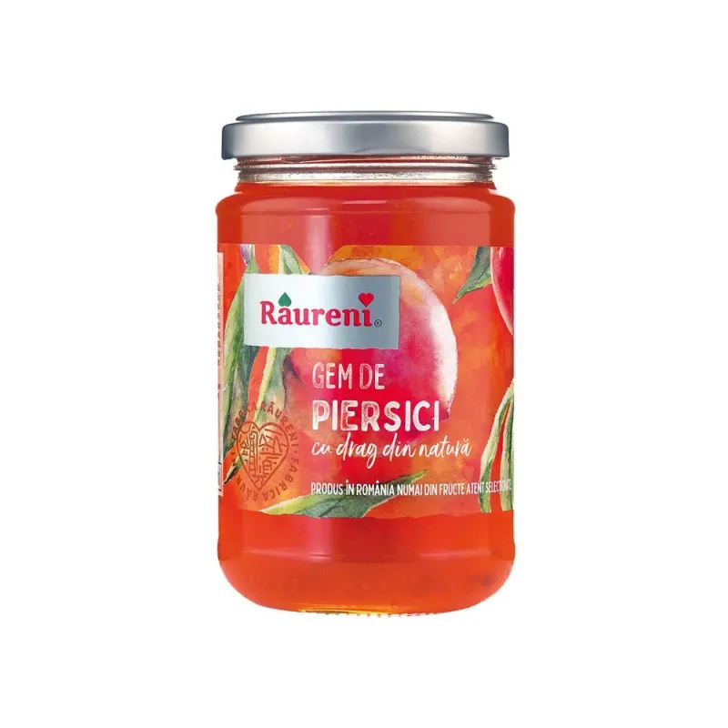 Gem de piersici Raureni, 370 g