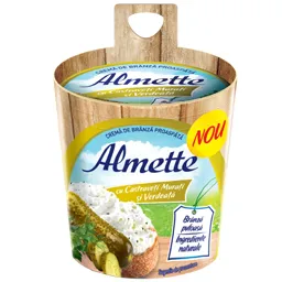 Crema de branza proaspata, cu castraveti murati si verdeata 150g