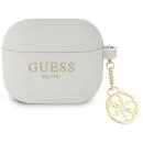 Guess GUA3LSC4EG AirPods 3 cover grey/grey Silicone Charm 4G Collection
