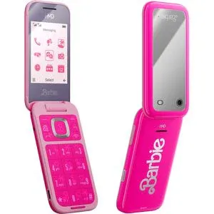 Telefon HMD Barbie Phone, 128MB, 64MB RAM, 4G, Dual SIM, Pink