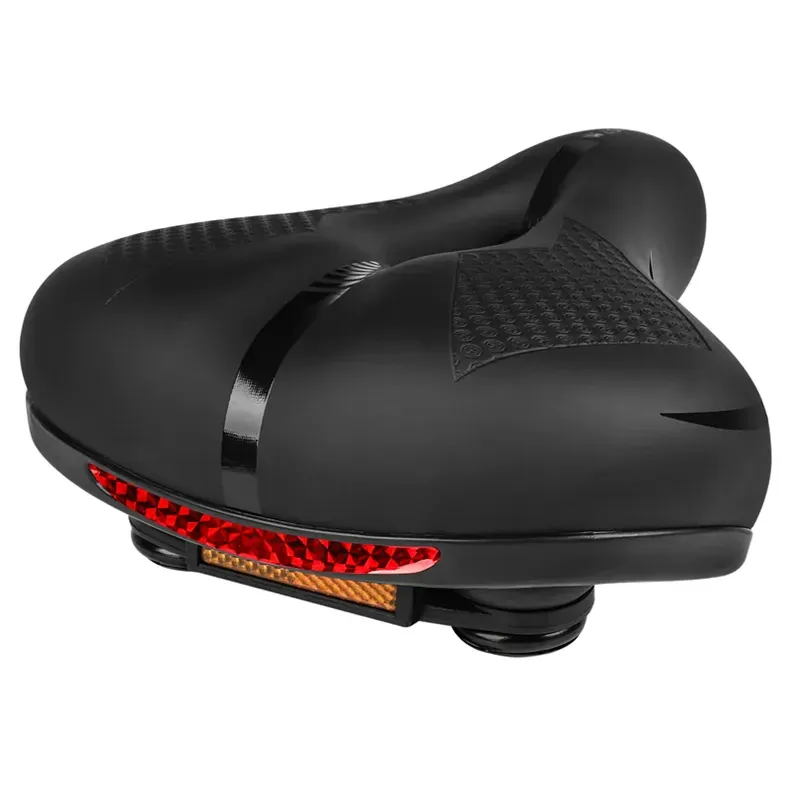 Sa bicicleta confortabila cu 2 stopuri reflectorizante rosu si galben pentru MTB, Silica gel, respirabila, impermeabila, rezistenta la socuri si uzura, 25 x 20 x 9 cm, plastic/PVC+otel, West Biking