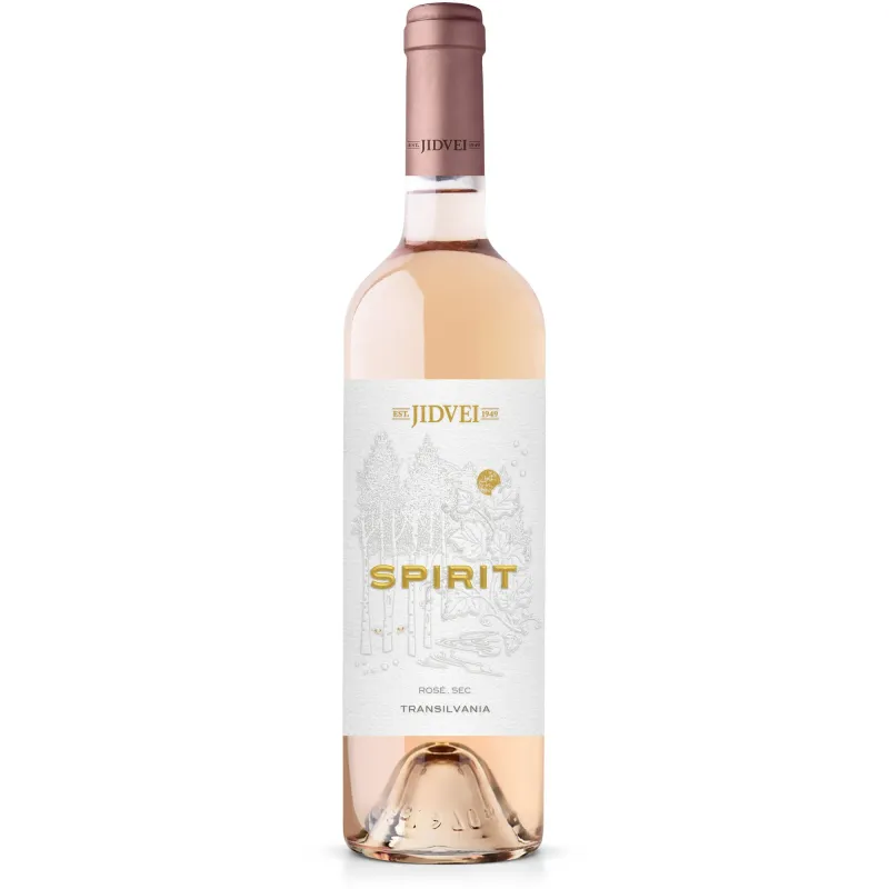 Vin rose sec Jidvei Spirit, Pinot Noir, Syrah si Cabernet Sauvignon, 0.75 l
