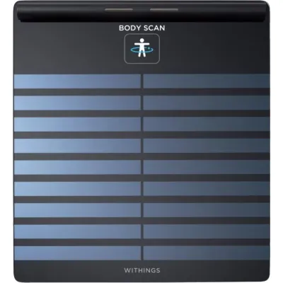 Cantar corporal Smart WITHINGS Body Scan Connected, Bluetooth, Wi-Fi, Negru