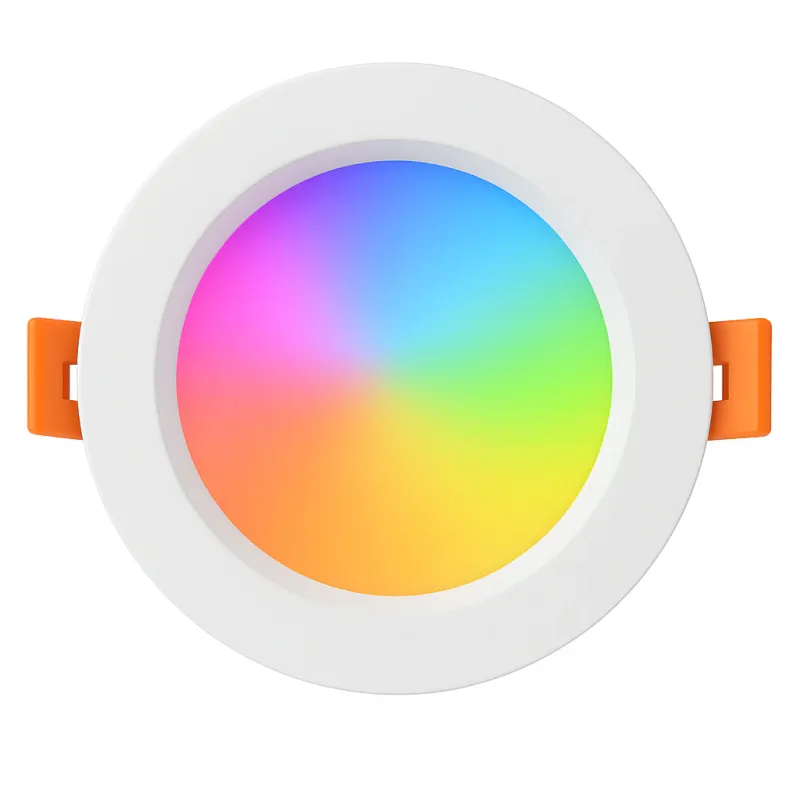 Bec Spot LED RGB+CCT, Smart Downlight Pro, 9W (75W), Zigbee, Compatibil Philips Hue, Home Assistant, Tuya, SmartThings, Lumina Alba si Colorata