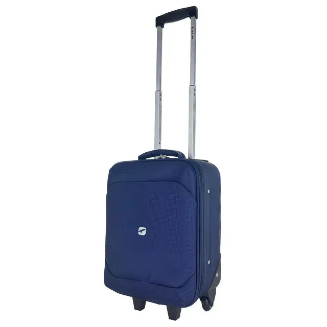 Troler Airport Easy Sky, 30 x 42 x 15 cm, marime XS, culoare albastru