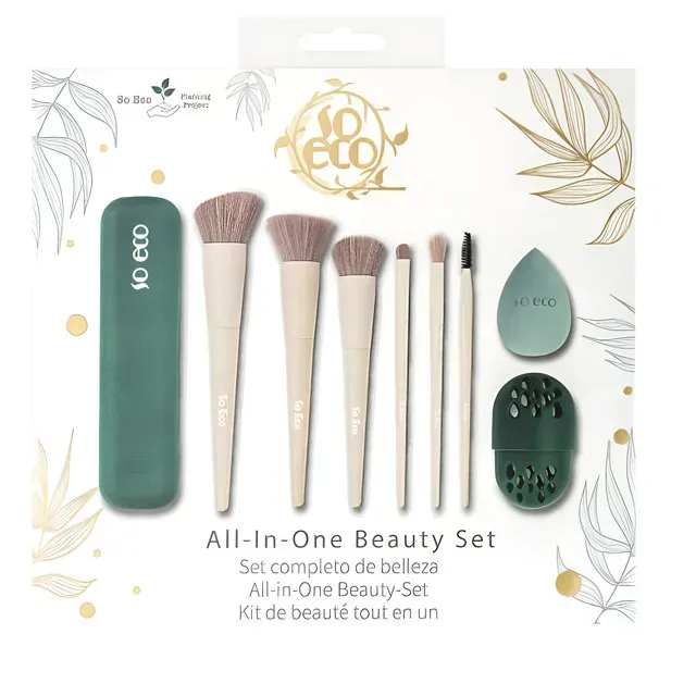 Set pensule pentru machiaj So Eco, husa inclusa