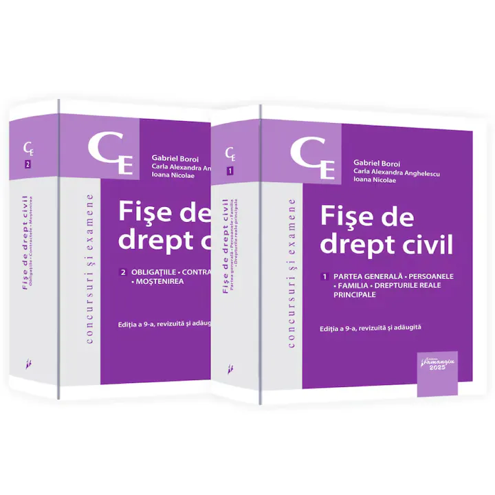 Fise de drept civil, Hamangiu, Editia a 9-a- Gabriel Boroi, Carla Alexandra Anghelescu, Ioana Nicolae