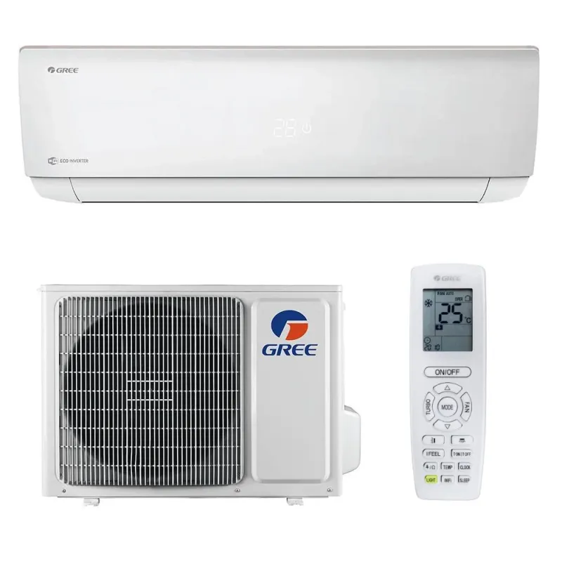 Instalatie de aer conditionat Aer conditionat Gree GWH12AAB-K6DNA4A, Bora A4, Silver, 12000 BTU cu Kit Instalare inclus, WIFI