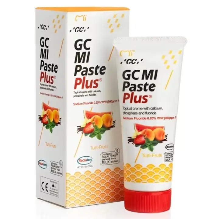 Crema topica GC MI Paste Plus pe baza de apa cu aroma de tutti frutti, 40 g