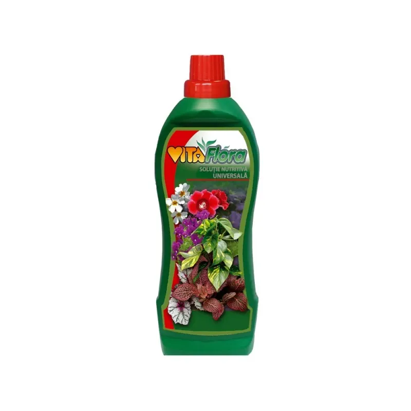Solutie nutritiva pentru flori Vitaflora 3, universala, 1L