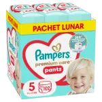 Scutece-Chilotel Pampers Premium Care Pants XXL Box Marimea 5, 12-17 kg, 102 buc