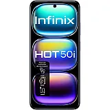 Smartphone Infinix Hot 50i, 128GB, 4GB, Dual Sim, 4G, Sleek Black