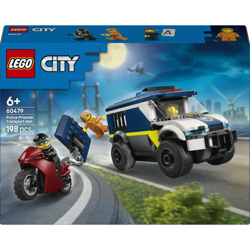 LEGO City - Duba pentru prizonieri a politiei 60479, 198 piese