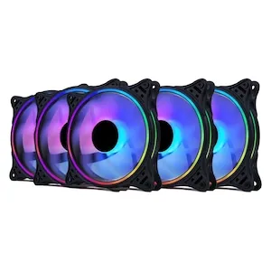 Set 6 Ventilatoare Carcasa 120 x 120 mm Pro Gaming ARGB, controller PWM, telecomanda