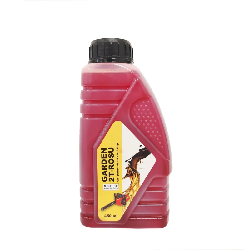 Ulei pentru motoare in 2 timpi, Garden 2T Rosu, 450ml