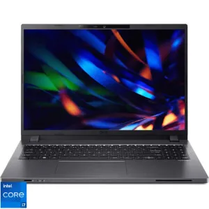 Laptop Acer 16 TravelMate P2 TMP216-51, WUXGA IPS, Procesor Intel® Core™ i7-1355U (12M Cache, up to 5.00 GHz), 16GB DDR4, 512GB SSD, Intel Integrated Graphics, No OS, Steel Gray