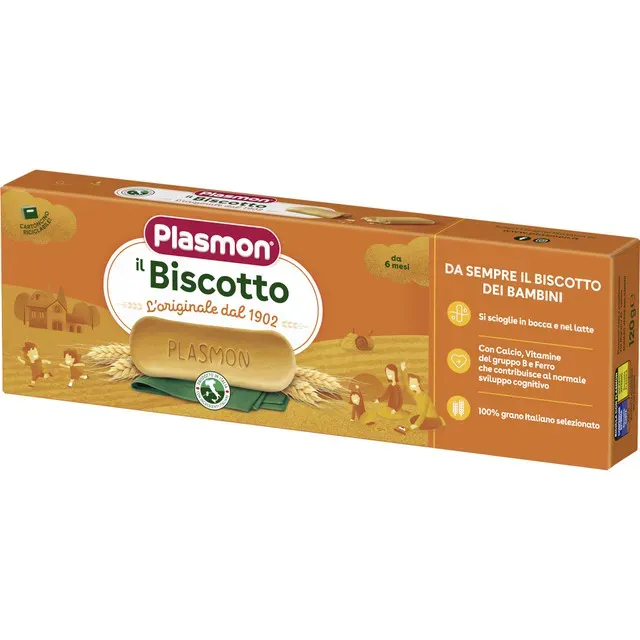 Biscuiti Plasmon mini cereale, de la 6 luni, 120 g