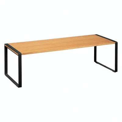 Etajera 5Five Blackwood cu structura metalica, 50x18x15 cm, negru