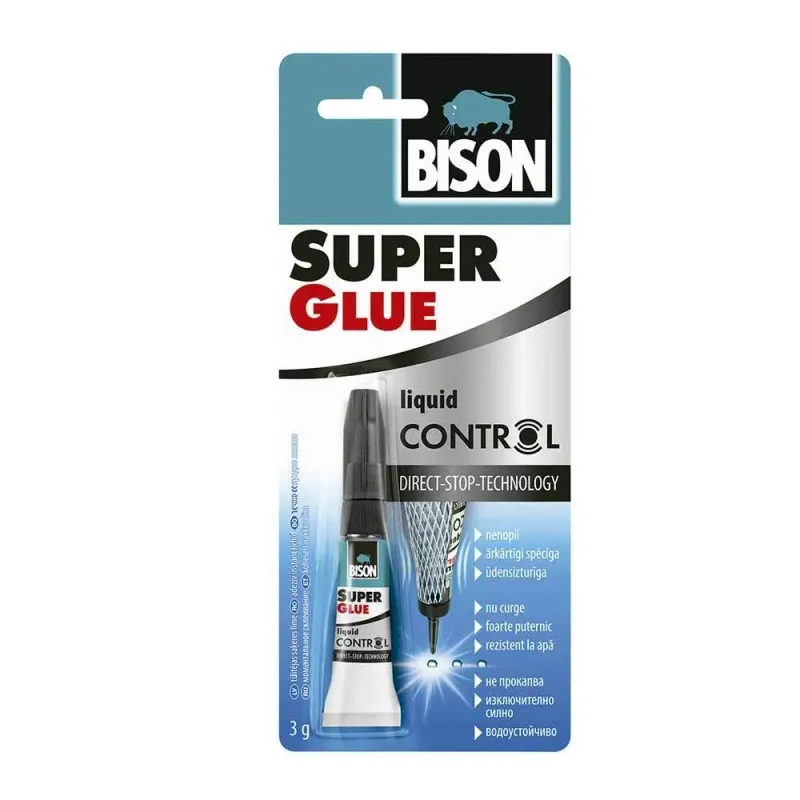 Adeziv super glue Bison Liquid Control 3g