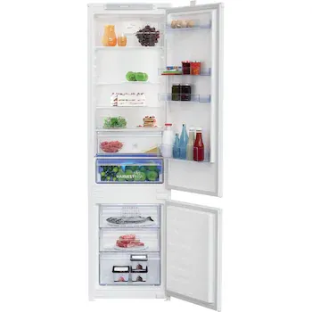 Combina frigorifica incorporabila Beko BCHA306E4SN, 289 l, No Frost, Harvestfresh, Compresor ProSmart Inverter, Clasa E, H 193.5 cm
