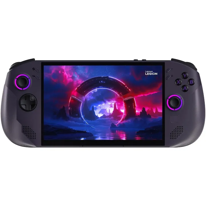 Consola portabila gaming Lenovo Legion Go S, 16GB LPDDR5x-6400, 512GB SSD, Nebula Nocturne