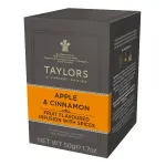 Infuzie ceai Taylors, mar si scortisoara, 20 pliculete ambalate individual, 50 g