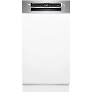 Masina de spalat vase semi-incorporabila BOSCH SPI4EMS17E, 10 seturi, 6 programe, 45 cm, Clasa B, inox