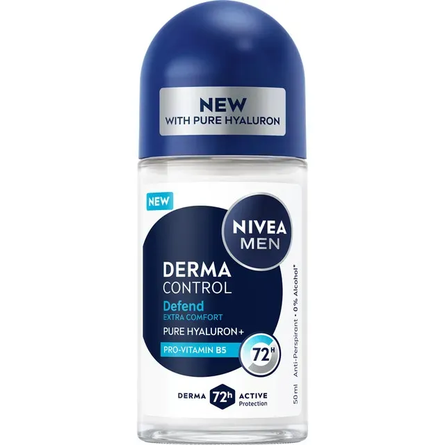 Deodorant roll-on Nivea Men Derma Control, 50 ml