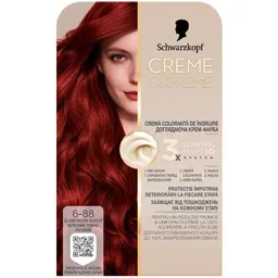 Vopsea permanenta pentru par 6-88 Blond inchis roscat