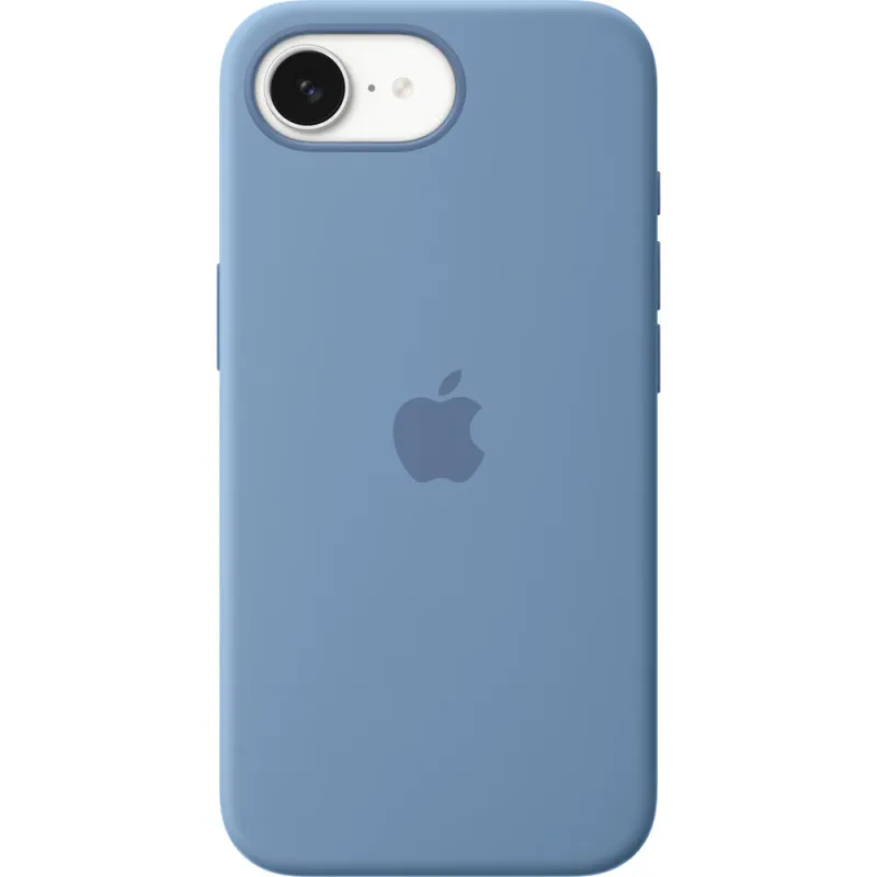 Husa telefon APPLE iPhone 16e Silicone Case - Winter Blue, MD3Q4ZM/A