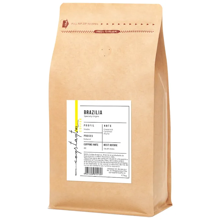 Cafea Boabe, 100% Arabica, Specialty Brazilia, Constantin Coffee, 1kg