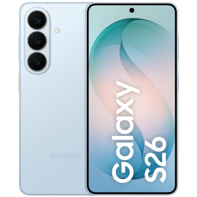 Telefon mobil Samsung Galaxy S26, Dual SIM, 12GB RAM, 512GB, 5G, Sky Blue