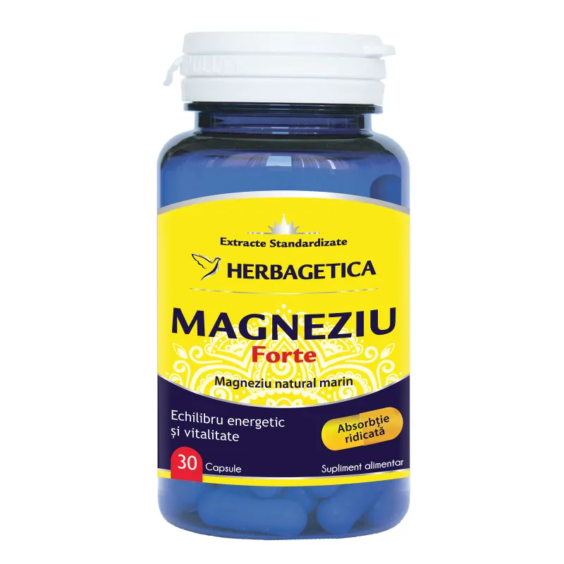 Supliment alimentar Magneziu Forte, 30 capsule