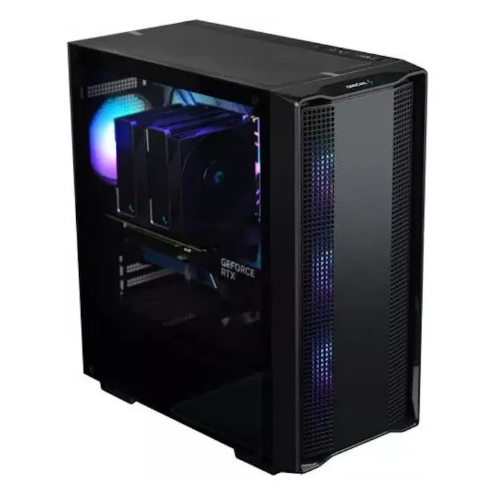 Sistem Desktop PC Gaming Hyperbuild GamerN+ cu procesor AMD Ryzen 5 5500, GeForce RTX 5060, 16 GB DDR4, 1TB SSD M.2, Microsoft Windows 11 Pro