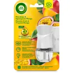 Odorizant de camera electric Air Wick Passion Fruit & Tropical mango, 19 ml