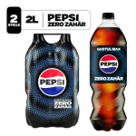 Bautura carbogazoasa Pepsi Zero Zahar, 2 x 2 l