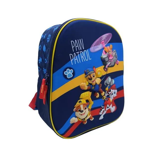 Ghiozdan gradinita, 1 compartiment, model 3D Paw Patrol