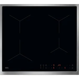 Plita incorporabila AEG TN64IA00XB, Inductie, 4 arzatoare, Touch Control, negru