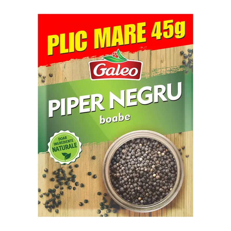 Piper negru boabe Gaelo, 45 g