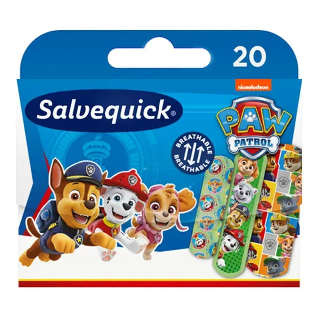 Plasturi Salvequick Paw Patrol, 20 bucati