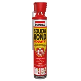 Adeziv poliuretanic pentru constructii, Soudal Soudabond Easy, cu aplicare manuala, 750 ml