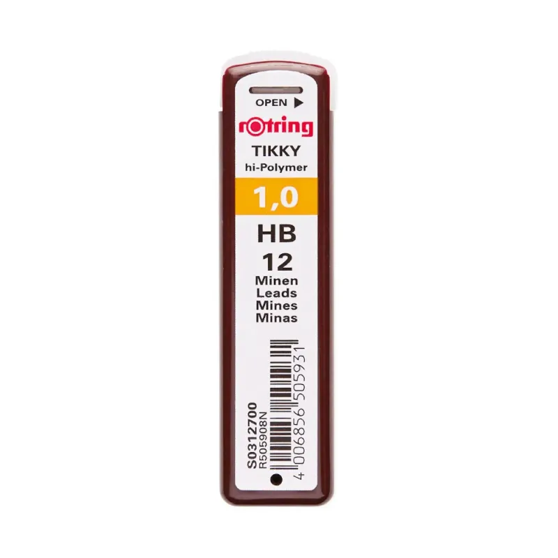 Set 12 mine Rotring pentru creion mecanic, 1.0 mm