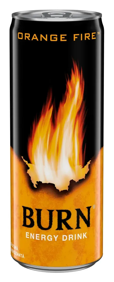 Bautura energizanta Burn Orange Fire, 0.25 l