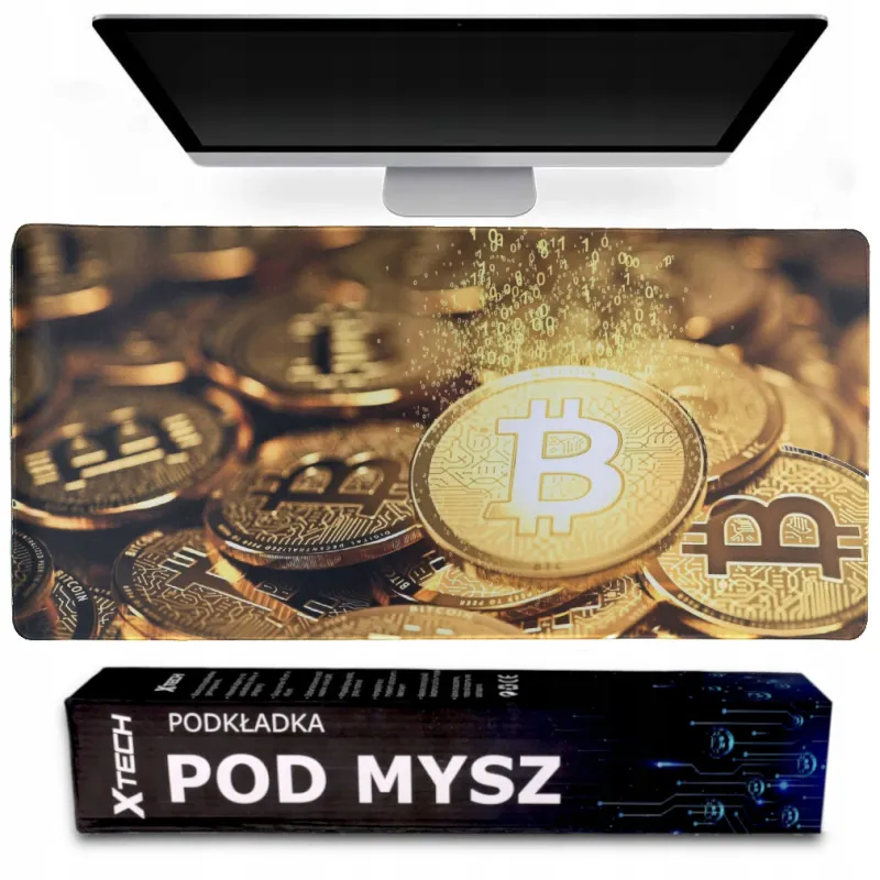 Mousepad, Xtech, 90 x 40 cm, Auriu