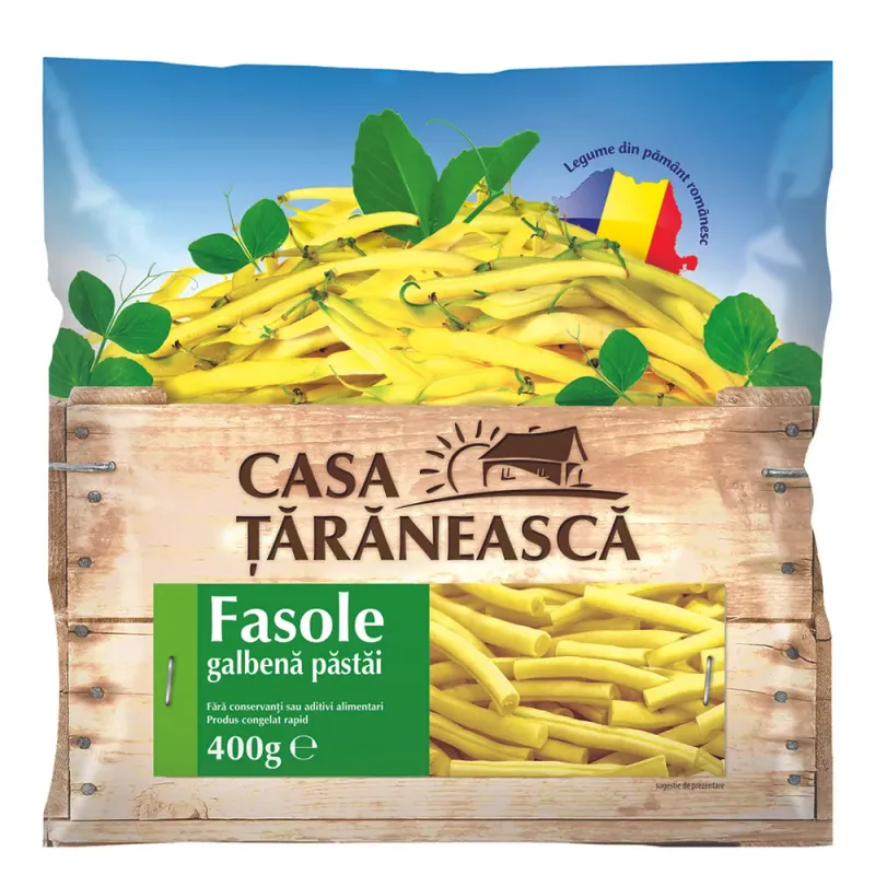Fasole galbena pastai Casa Taraneasca, 400g