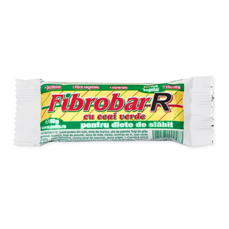 Baton Fibrobar-R cu ceai verde 50g