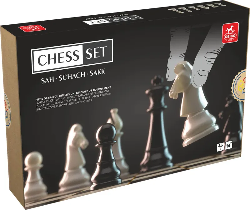 Joc colectiv Sah Deico Games, din plastic, 32 piese