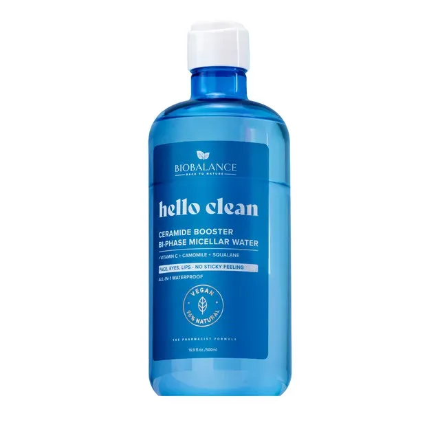 Apa micelara bifazica Bio Balance Ceraminde Booster Hello Clean, 500 ml